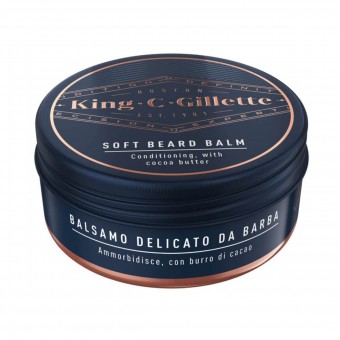 KING C GILLETTE BALSAMO DELICATO DA BARBA 100 ML, ACCESSORI RASATURA, S160654, 87358
