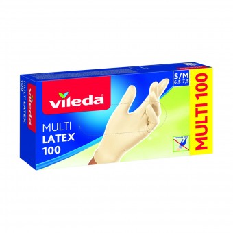 VILEDA GUANTI USA e GETTA MULTILATEX 100 PEZZI MISURA S/M, GUANTI, S134246, 87516