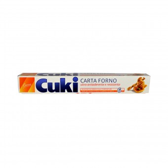 CUKI CARTA FORNO ANTIADERENTE - H 33 CM - 6 METRI, AVVOLGENTI ALIMENTARI, S007224, 87702