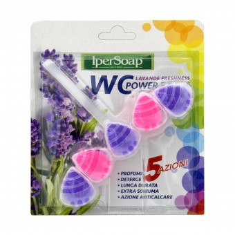 IPERSOAP WC TAVOLETTA SOLIDA 5 DROPS 5 AZIONI LAVANDE 55 GR, DETERGENTI WC, S160926, 87833