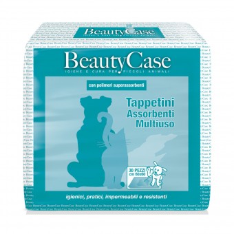BEAUTY CASE TAPPETINI ASSORBENTI MULTIUSO PER ANIMALI CM 60x60 30 PZ , IGIENE, S160927, 87834