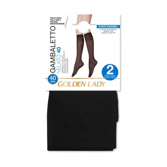 GOLDEN LADY GAMBALETTO VELATO 40 DENARI 2 PAIA TAGLIA UNICA NERO , CALZE, COLLANT & GAMBALETTI, S160955, 87840