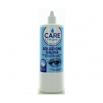 CARE FOR YOU SOLUZIONE SALINA RISCIACQUA OGNI TIPO DI LENTI A CONTATTO 500 ML, MEDICAZIONE & PRONTO SOCCORSO, S152965, 87844