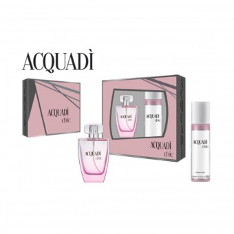 ACQUADI' CHIC DONNA CONFEZIONE - EDT 100 ML + DEODORANTE SPRAY 150 ML, CONFEZIONI REGALO, S160988, 87857