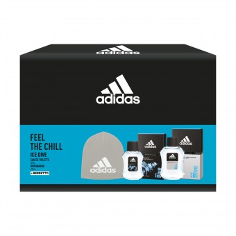 ADIDAS ICE DIVE CONFEZIONE UOMO - EDT 50 ML + AFTER SHAVE 100 ML + BERRETTO, CONFEZIONI REGALO, S161150, 87890