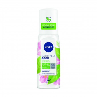 NIVEA NATURALLY GOOD DEODORANT VAPO BIO GREEN TEA 75 ML, DEODORANTI ANTIODORE PER PERSONA, S161186, 88121
