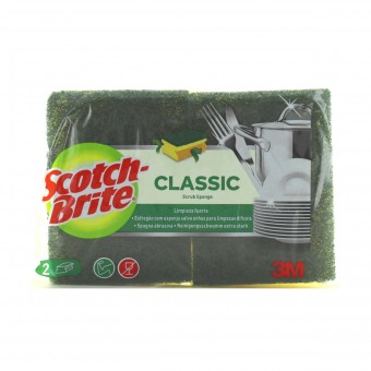 SCOTCH BRITE STROFINETTO SPUGNA SALVA DITA 2 PZ., SPUGNE PIATTI E CUCINA/PANNI SPUGNA, S000613, 88219