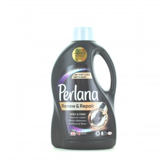 PERLANA DETERSIVO BUCATO LAVATRICE LIQUIDO RENEW & REPAIR NERO 22 LAVAGGI 1,5 LT, BUCATO LANA DELICATI CAPI NERI SPECIFICI, S019352, 88303