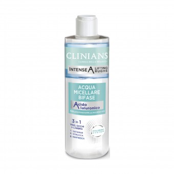 CLINIANS INTENSE - A LIFTING RUGHE ACQUA MICELLARE BIFASE 3 in 1 400 ML, PULIZIA VISO DONNA, S161408, 88491