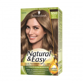 NATURAL & EASY COLOR 550 BIONDO SCURO NATURALE, COLORANTI, S154878, 88543