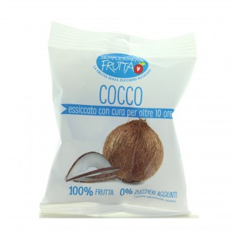 SEMPLICEMENTE FRUTTA COCCO ESSICATO PER OLTRE 10 ORE BUSTA 100 grammi, FRUTTA SECCA CONFEZIONATA, S152172, 88610