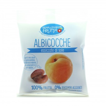 SEMPLICEMENTE FRUTTA ALBICOCCHE ESSICATE AL SOLE BUSTA 150 grammi, FRUTTA SECCA CONFEZIONATA, S152169, 88628