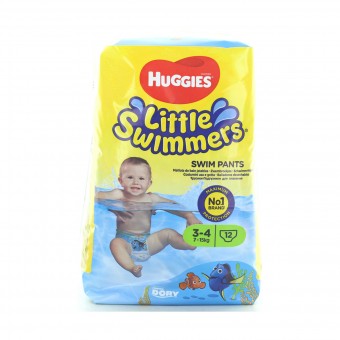 HUGGIES LITTLE SWIMMERS MUTANDINA BAMBINO SMALL TAGLIA 3-4 7-15 KG 12 PZ PANNOLINI, PANNOLINI, S012426, 88836