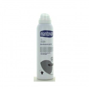 MANTOVANI DEODORANTE SPRAY INVISIBILE ORIGINAL ANTI MACCHIA 48h 150 ML, DEODORANTI ANTIODORE PER PERSONA, S142620, 88887