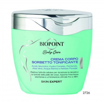 BIOPOINT BODY CARE CREMA CORPO SORBETTO TONIFICANTE VASO 300 ML, TRATTAMENTO CORPO, S161635, 88961