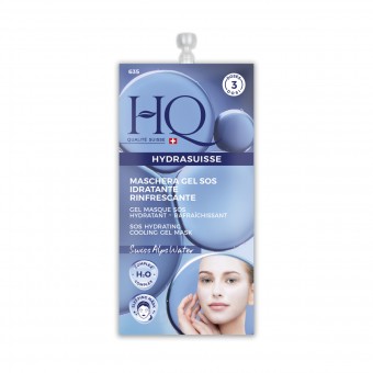 HQ MASCHERA GEL SOS IDRATANTE RINFRESCANTE 3 DOSI 15 ML, CURA VISO DONNA, S161883, 89272