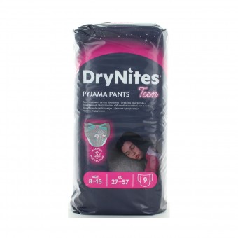 DRYNITES MUTANDINE ASSORBENTI BAMBINO USA E GETTA LARGE GIRL 8-15 ANNI 9 PZ PANNOLINI, PANNOLINI, S036611, 89294