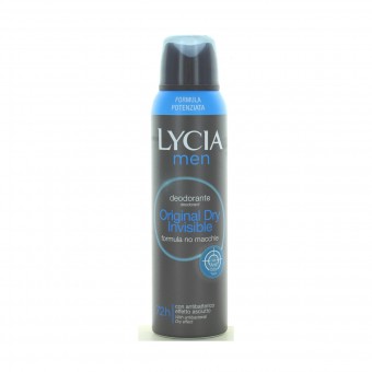 LYCIA MEN ANTIODORANTE DEODORANTE SPRAY 72H ORIGINAL DRY 150 ML , DEODORANTI ANTIODORE PER PERSONA, S134088, 89482