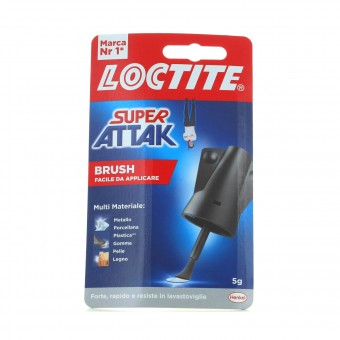 LOCTITE SUPER ATTAK EASY BRUSH 5 GR.CON PENNELLINO, PENNE, MATITE, COLORI & CO, S123300, 89521