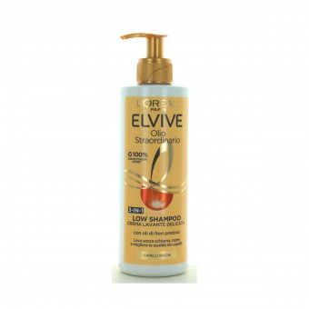 ELVIVE OLIO STRAORDINARIO SHAMPOO CAPELLI SECCHI FRAGILIZZATI 400 ML, SHAMPOO, S140175, 89768