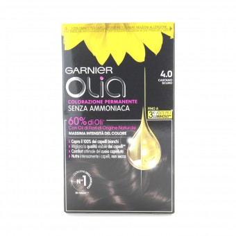 OLIA COLORAZIONE PERMANENTE SENZA AMMONIACA 4,0 CASTANO SCURO, COLORANTI, S114943, 89779