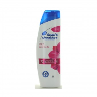 HEAD & SHOULDERS SHAMPOO ANTIFORFORA LISCI E SETOSI 250 ML, SHAMPOO, S122121, 89861