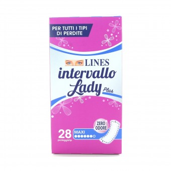 LINES INTERVALLO MAXI DISTESI 28 PZ. SALVASLIP , PROTEGGISLIP, S010022, 89992