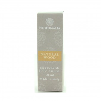 PROFUMALIA OLI ESSENZIALI NATURAL WOOD 100% NATURALI 10 ML, DEODORANTE AZIONE ISTANTANEA, S162437, 90033