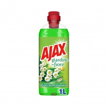 AIAX DETERGENTE LIQUIDO PAVIMENTI GIARDINO 1 LT.FIORE DI PRIMAVERA , PAVIMENTI, S003117, 90117