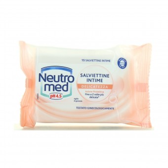 NEUTROMED SALVIETTE INTIME PH4,5 15 PZ.DELICATEZZA SUPREMA AZIONE PROTETTIVA, IGIENE INTIMA, S127161, 90421
