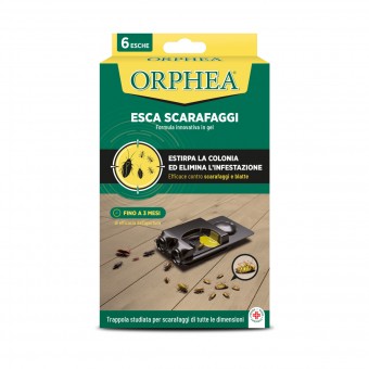 ORPHEA PROTEZIONE CASA ESCA PER SCARAFAGGI 6 PZ, INSETTICIDI STRISCIANTI, S162731, 90515