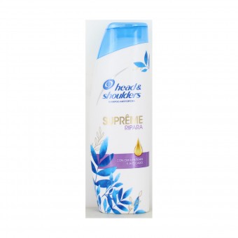 HEAD&SHOULDERS SHAMPOO ANTIFORFORA SUPREME RIPARA OLIO DI ARGAN 225 ML, SHAMPOO, S151823, 90553