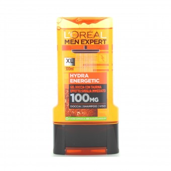 L'OREAL MEN EXPERT DOCCIASCHIUMA GEL HYDRA ENERGETIC 300 ML, BAGNO/DOCCIA SCHIUMA, S135820, 90730