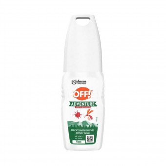OFF! ADVENTURE INSETTO REPELLENTE CONTRO ZANZARE, ZECCHE e TAFANI VAPO 100 ML , INSETTOREPELLENTI/DOPO PUNTURA, S162862, 90737