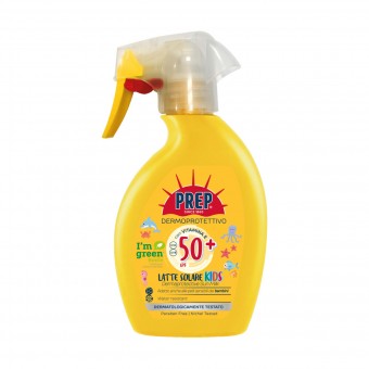 PREP SOLARE LATTE KIDS SPF50+ TRIGGER I'M GREEN 225 ML, SOLARI, S162840, 90782
