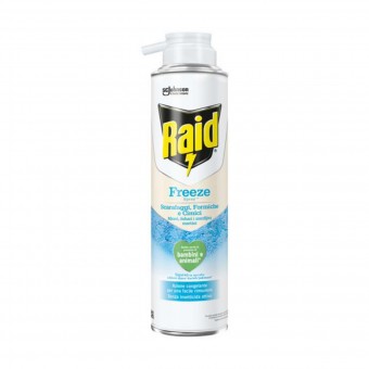 RAID FREEZE SPRAY SCARAFAGGI, FORMICHE e CIMICI 350 ML, INSETTICIDI STRISCIANTI, S162860, 90789