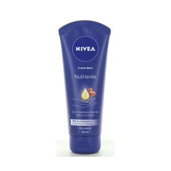NIVEA HAND CREMA MANI NUTRIENTE OLIO DI MANDORLA 100 ML, CREME E GEL MANI, S138389, 90909
