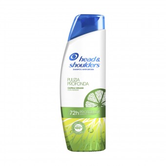 HEAD&SHOULDERS SHAMPOO ANTIFORFORA PULIZIA PROFONDA CAPELLI GRASSI CON AGRUMI 250 ML, SHAMPOO, S162971, 91113
