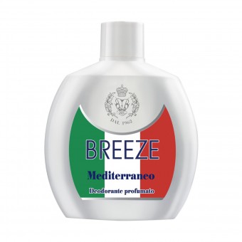 BREEZE DEODORANTE SQUEEZE MEDITERRANEO 100 ML, DEODORANTI ANTIODORE PER PERSONA, S163052, 91222