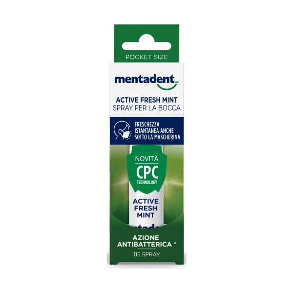 MENTADENT ACTIVE FRESH MINT SPRAY PER LA BOCCA AZIONE ANTIBATTERICA 15