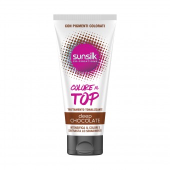 SUNSILK TRATTAMENTO TONALIZZANTE COLORE AL TOP DEEP CHOCOLATE TUBO 180 ML, LOZIONI TRATTANTI, S163182, 91319