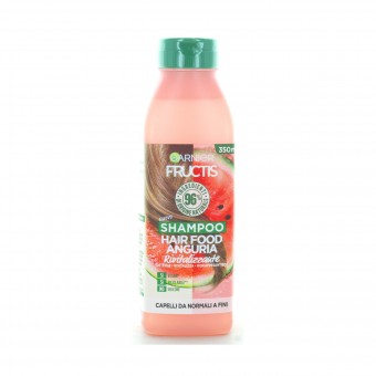 FRUCTIS SHAMPOO HAIR FOOD ANGURIA RIVITALIZZANTE CAPRLLI DA NORMALI A FINI 350 ML, SHAMPOO, S163103, 91351