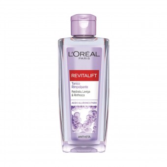 L'OREAL REVITALIFT TONICO RIMPOLPANTE ANTI-ETA 200 ML, CURA VISO DONNA, S163122, 91379