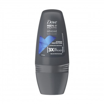 DOVE MEN DEODORANTE ROLL-ON ADVANCED CONTROL STRESS PROTECTION 50 ML, DEODORANTI ANTIODORE PER PERSONA, S163171, 91392
