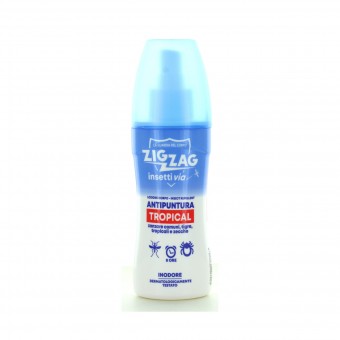 ZIG ZAG INSETTIVIA! TROPICAL LOZIONE ANTIPUNTURA INODORE 100 ML, INSETTOREPELLENTI/DOPO PUNTURA, S106247, 91453