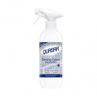 QUASAR ELIMINA ODORI MULTIUSO TRIGGER 500 ML, DEODORANTE AZIONE ISTANTANEA, S163436, 92123