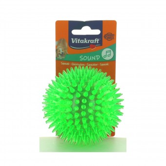 VITAKRAFT GIOCO PALLA RICCIO IN TPR PER CANE MISURA L8 x H17 x P8, ACCESSORI, S144673, 92704