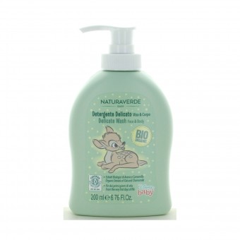 NATURAVERDE BIO DETERGENTE VISO & CORPO 200 ML "BAMBI", IGIENE PRIMA INFANZIA, S137351, 92970