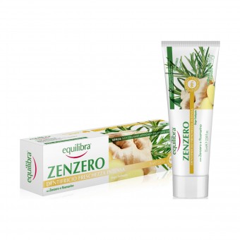 EQUILIBRA ZENZERO DENTIFRICIO FRESCHEZZA INTENSA ZENZERO E ROSMARINO 75 ML, DENTIFRICI, S163557, 93206