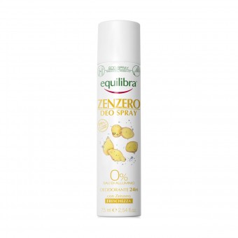 EQUILIBRA ZENZERO DEODORANTE FRESCHEZZA SPRAY 75 ML, DEODORANTI ANTIODORE PER PERSONA, S163551, 93207